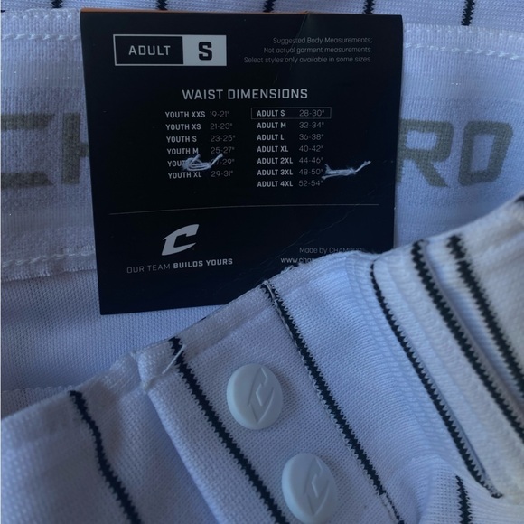 CHAMPRO Men' Triple Crown Classic Baseball Knickers with Pinstripes, Adult Small - Picture 5 of 8